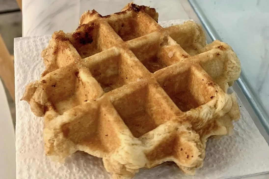 Waffle de Lieja caramelizado
